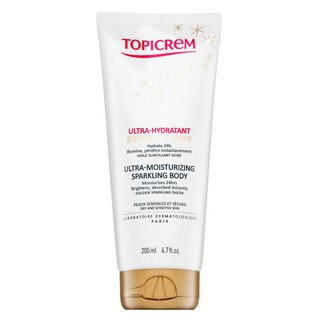 Levně Topicrem Ultra-Moisturizing Sparkling Body hydratační tělové mléko se třpytkami 200 ml