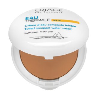 Uriage Eau Thermale Water Cream Tinted Compact SPF30 hedvábný pudr pro sjednocení barevného tónu pleti 10 g