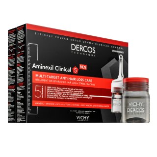 Levně Vichy Dercos Men Aminexil Clinical 5 vlasová kúra proti vypadávání vlasů 21x6 ml