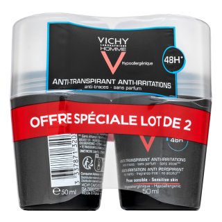 Sada deodorantů pro citlivou pokožku Homme 48H Deo roll-on (Anti-Transpirant Extra Sensitive) 2 x 50 ml