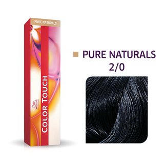 Levně Wella Professionals Color Touch Pure Naturals profesionální demi-permanentní barva na vlasy s multi-dimenzionálním efektem 2/0 60 ml