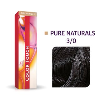 Levně Wella Professionals Color Touch Pure Naturals profesionální demi-permanentní barva na vlasy s multi-dimenzionálním efektem 3/0 60 ml