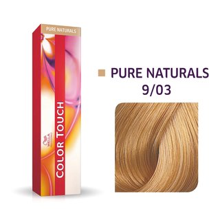 Levně Wella Professionals Color Touch Pure Naturals profesionální demi-permanentní barva na vlasy s multi-dimenzionálním efektem 9/03 60 ml