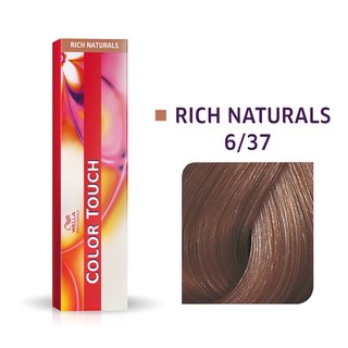 Levně Wella Professionals Color Touch Rich Naturals profesionální demi-permanentní barva na vlasy s multi-dimenzionálním efektem 6/37 60 ml