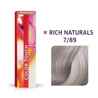 Levně Wella Professionals Color Touch Rich Naturals profesionální demi-permanentní barva na vlasy s multi-dimenzionálním efektem 7/89 60 ml