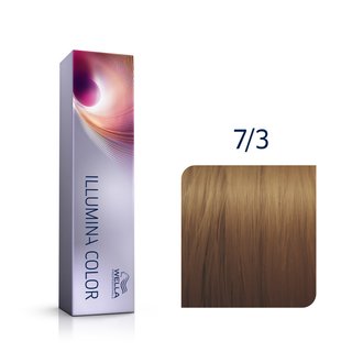 Levně Wella Professionals Illumina Color profesionální permanentní barva na vlasy 7/3 60 ml