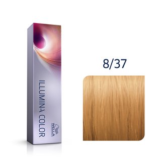 Wella Professionals Illumina Color profesionální permanentní barva na vlasy 8/37 60 ml