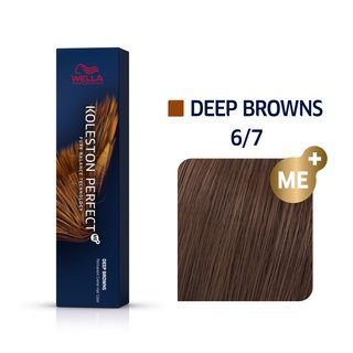 Wella Professionals Koleston Perfect Me+ Deep Browns profesionální permanentní barva na vlasy 6/7 60 ml