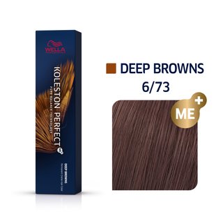 Wella Professionals Koleston Perfect Me+ Deep Browns profesionální permanentní barva na vlasy 6/73 60 ml