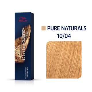 Levně Wella Professionals Koleston Perfect Me Pure Naturals profesionální permanentní barva na vlasy 10/04 60 ml