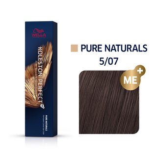 Levně Wella Professionals Koleston Perfect Me+ Pure Naturals profesionální permanentní barva na vlasy 5/07 60 ml