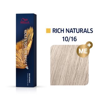 Levně Wella Professionals Koleston Perfect Me+ Rich Naturals profesionální permanentní barva na vlasy 10/16 60 ml