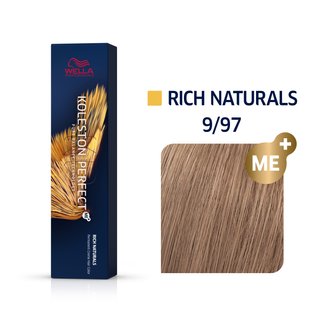 Levně Wella Professionals Koleston Perfect Me+ Rich Naturals profesionální permanentní barva na vlasy 9/97 60 ml
