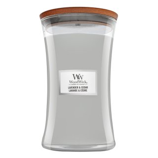 Woodwick Lavender & Cedar vonná svíčka 610 g