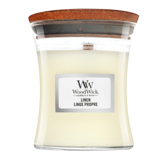 Woodwick Linen vonná svíčka 85 g koupíte na Brasty.cz