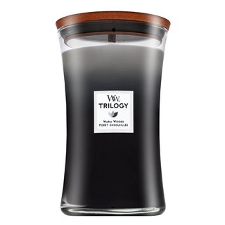 Woodwick Trilogy Warm Woods vonná svíčka 609,5 g