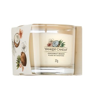 Yankee Candle Coconut Beach votivní svíčka glass 37 g