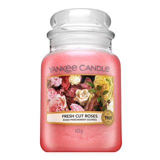 Levně Yankee Candle Fresh Cut Roses vonná svíčka 623 g
