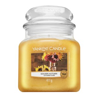 Levně Yankee Candle Golden Autumn vonná svíčka 411 g