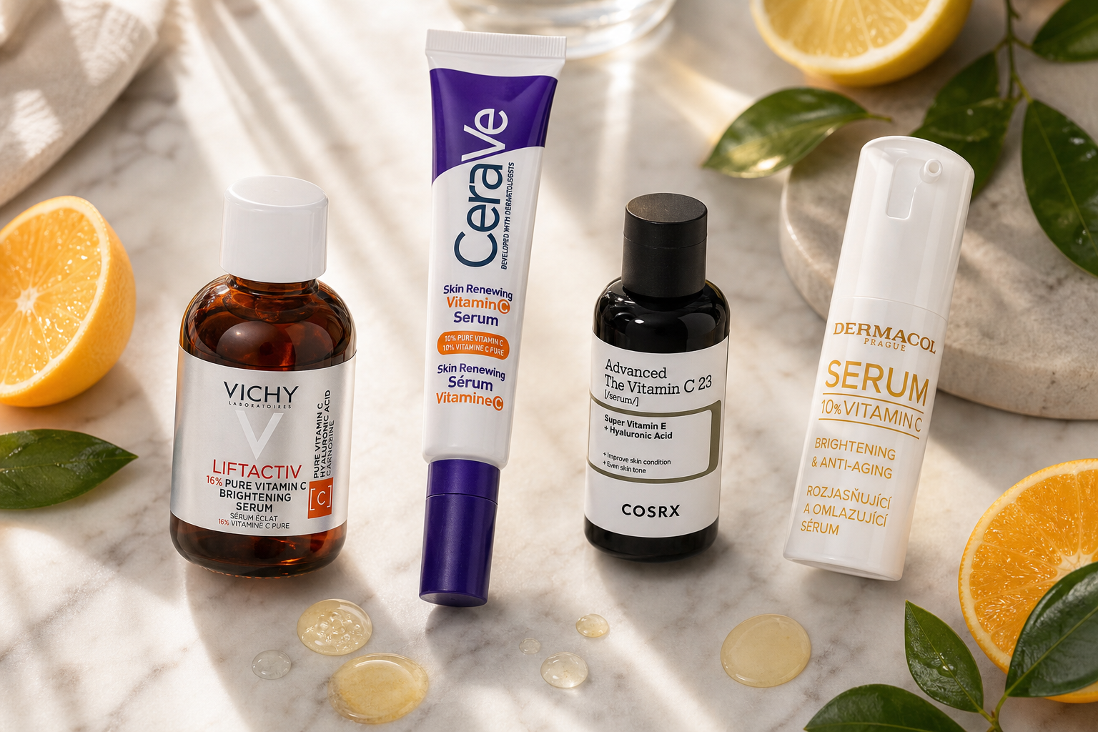 Podle typu pleti: jak vybrat sérum s vitamínem C