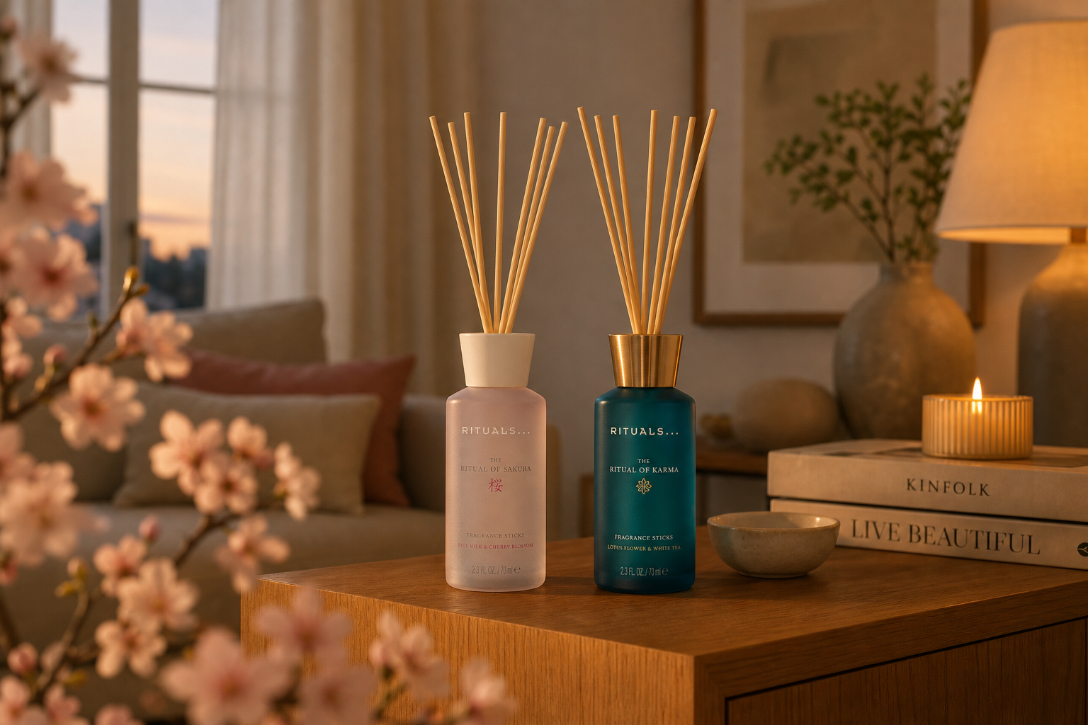 Vonné tyčinky Rituals: sakura a další sezonní vůně do bytu